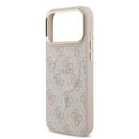 Гръб Guess PU Leather 4G Gold Frame MagSafe Case за... - 3