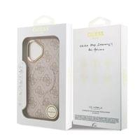 Гръб Guess PU Leather 4G Gold Frame MagSafe Case за... - 4
