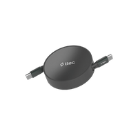Data кабел ttec USB-C to USB-C Mini Retractable 100W... - 3