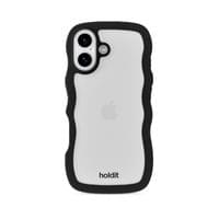 Гръб Holdit Wavy за iPhone 17 - Черен/Прозрачен - 1 Гръб Holdit Wavy за iPhone 17 - Черен/Прозрачен - 1