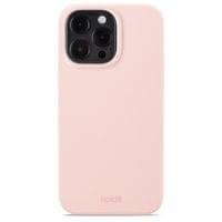 Гръб Holdit Silicone Case за iPhone 14 ProMax - Бледо розов - 1