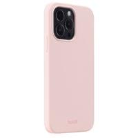 Гръб Holdit Silicone Case за iPhone 14 ProMax - Бледо розов - 2
