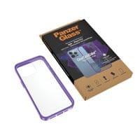Гръб PanzerGlass за iPhone 13 Pro, ClearCase - Лилава рамка - 4 Гръб PanzerGlass за iPhone 13 Pro, ClearCase - Лилава рамка - 4
