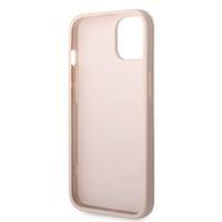 Гръб Guess PU 4G Metal Logo Case за iPhone 14 - Розов - 3 Гръб Guess PU 4G Metal Logo Case за iPhone 14 - Розов - 3