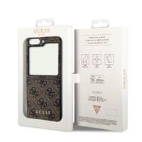 Гръб Guess 4G Charms Case за Samsung Galaxy Z Flip 5 - Кафяв - 2 Гръб Guess 4G Charms Case за Samsung Galaxy Z Flip 5 - Кафяв - 2