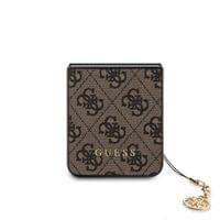 Гръб Guess 4G Charms Case за Samsung Galaxy Z Flip 5 - Кафяв - 3
