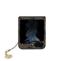 Гръб Guess 4G Charms Case за Samsung Galaxy Z Flip 5 - Кафяв - 5