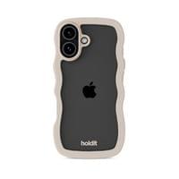 Гръб Holdit Wavy за iPhone 17 - Бежов/Прозрачен - 2 Гръб Holdit Wavy за iPhone 17 - Бежов/Прозрачен - 2
