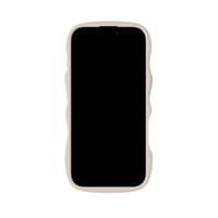 Гръб Holdit Wavy за iPhone 17 - Бежов/Прозрачен - 3