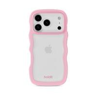 Гръб Holdit Wavy за iPhone 17 Pro Max - Розов/Прозрачен - 1