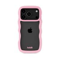 Гръб Holdit Wavy за iPhone 17 Pro Max - Розов/Прозрачен - 2