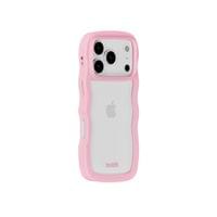 Гръб Holdit Wavy за iPhone 17 Pro Max - Розов/Прозрачен - 2