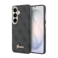 Гръб Guess за Samsung Galaxy S26, PU, 4G, Script Metal... - 1