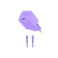 Зарядно 220V ttec SmartCharger GAN 20W PD Travel Fast... - 1 Зарядно 220V ttec SmartCharger GAN 20W PD Travel Fast... - 1