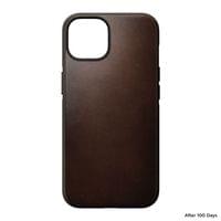 Гръб Nomad Modern Leather MagSafe Case за iPhone 14 - Кафяв - 4 Гръб Nomad Modern Leather MagSafe Case за iPhone 14 - Кафяв - 4