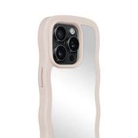 Гръб Holdit Wavy Case за iPhone 14 Pro - Light Beige/Mirror - 1 Гръб Holdit Wavy Case за iPhone 14 Pro - Light Beige/Mirror - 1