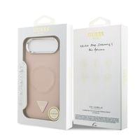 Гръб Guess PU Leather Triangle Logo MagSafe Case за... - 6 Гръб Guess PU Leather Triangle Logo MagSafe Case за... - 6
