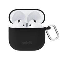 Калъф Holdit Silicone Case Solid AirPods 4 - Черен - 1