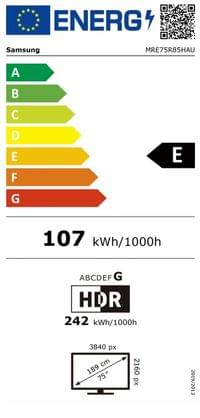 Samsung 75&amp;quot; MRE75R85H Micro RGB 4K UHD Vision AI Smart TV... - 5