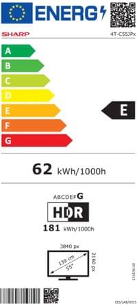 Sharp 55JP7265E, 55" QLED Mini led Google TV, 4K Ultra HD... - small - 5