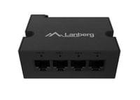 Lanberg Switch POE Extender DIN-GE4-BT-90W 1 x IN 3 x OUT... - 2