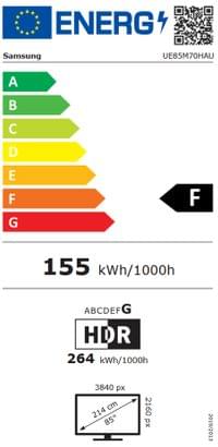 Samsung 85&amp;quot; 85M80HA Mini LED 144Hz Smart 4K Samsung... - 5