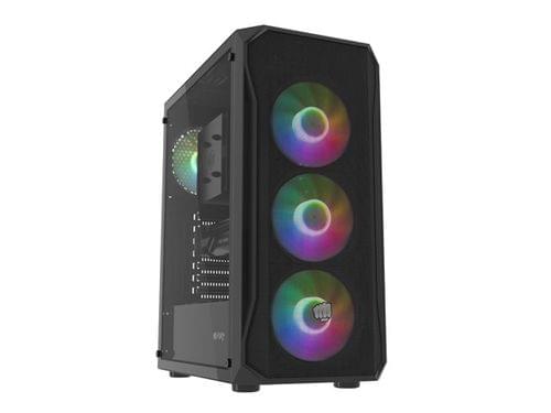 Fury PC Case Shobo SH4F RGB Midi Tower, Window, Black - 1