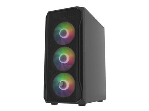 Fury PC Case Shobo SH4F RGB Midi Tower, Window, Black - 2