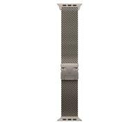 Apple Watch 49mm Milanese Loop: Natural Titanium Milanese... - 1
