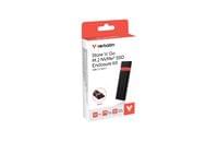 Verbatim M.2 NVMe SSD Enclosure Kit USB 3.2 Gen 2 - 11 Verbatim M.2 NVMe SSD Enclosure Kit USB 3.2 Gen 2 - 11