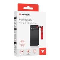 Verbatim Pocket SSD USB 3.2 Gen 2 512GB Black/Red - 3 Verbatim Pocket SSD USB 3.2 Gen 2 512GB Black/Red - 3