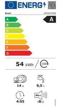 Bosch SMV6YCX05E SER6 Intelligent dishwasher fully... - 9 Bosch SMV6YCX05E SER6 Intelligent dishwasher fully... - 9