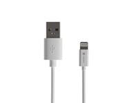 Natec Lightning(M) -&amp;gt; USB-A(M) cable 2m MFI Prati White - 1