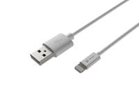 Natec Lightning(M) -> USB-A(M) cable 2m MFI Prati White - 2