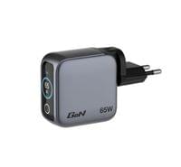 Verbatim Mini GaN Charger 65W with Display + 60W USB-C to... - 2