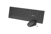 Natec Stingray 2, Set 2 in 1 Keyboard + Mouse Wireless,... - 0