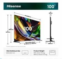 Hisense 100" UR8S - 2 Hisense 100" UR8S - 2