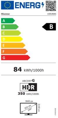 Hisense 100" UR8S - 4 Hisense 100" UR8S - 4