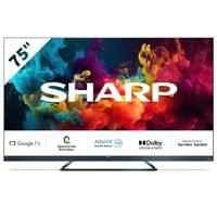 Sharp 75FQ5EM2, 75&amp;quot; QLED Google TV, 4K Ultra HD 144Hz... - 0