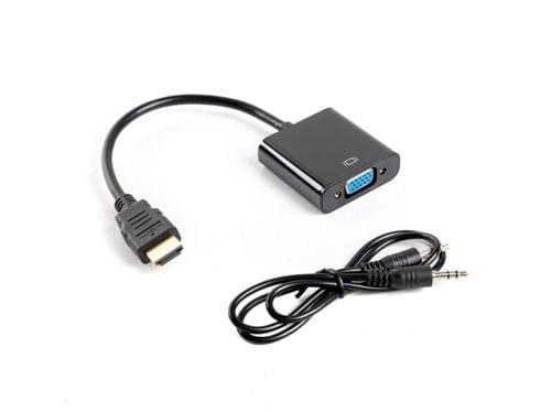 Lanberg adapter HDMI-A (m) -&amp;gt; VGA (f) + minijack 3.5mm... - 1