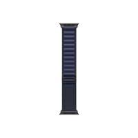 Apple Watch 49mm Loop: Navy Alpine Loop - Medium - Black... - 1