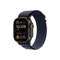 Apple Watch 49mm Loop: Navy Alpine Loop - Large - Black... - 2