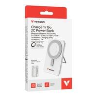 Verbatim Charge &amp;#039;n&amp;#039; Go 2C Power Bank Magnetic Wireless... - 12