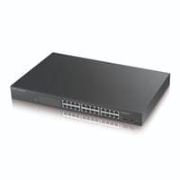 ZyXEL GS1900-24HP v2, 24-port GbE L2 PoE + 2 x GbE SFP... - 0