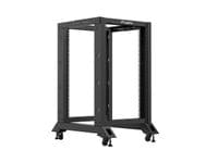 Lanberg open rack 19&amp;quot; 18U 600x800 black - 0