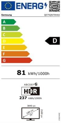 Samsung 75" 75QN70H QLED UHD 4K Quantum Mini LED AI Smart... - 5 Samsung 75" 75QN70H QLED UHD 4K Quantum Mini LED AI Smart... - 5