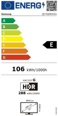 Samsung 75" 75QN80H QLED UHD 4K Quantum Mini LED AI Smart... - 5 Samsung 75" 75QN80H QLED UHD 4K Quantum Mini LED AI Smart... - 5