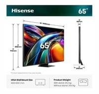 Hisense 65&amp;quot; UR9S, 4K Ultra HD 3840x2160, RGB Mini Led ,... - 1