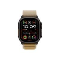 Apple Watch 49mm Loop: Tan Alpine Loop - Small - Black... - 2