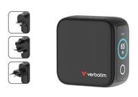 Verbatim Mini GaN Charger 65W with Display - 3